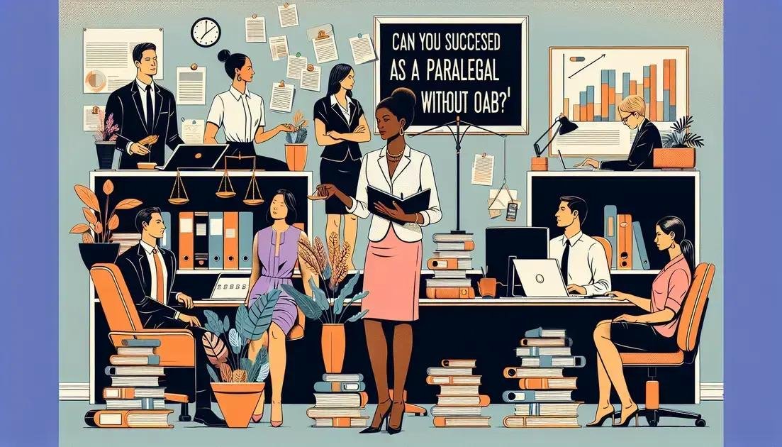 Quero Trabalhar com Direito, mas Não Tenho OAB: Vale a Pena Ser Paralegal?